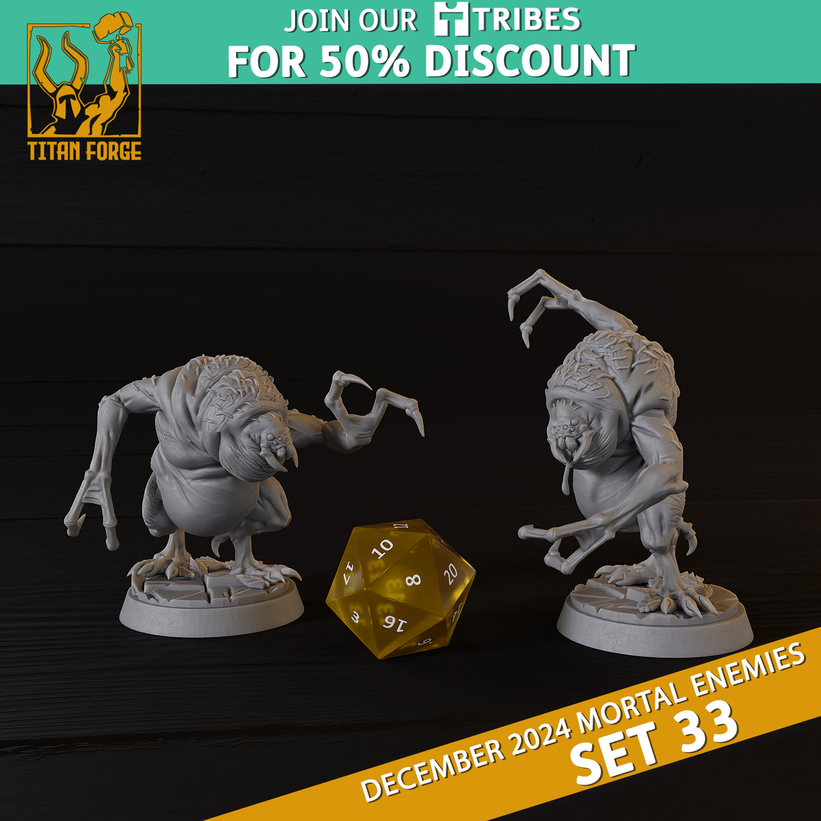 Spider Abominations - Monsters DnD 5e - Mortal Enemies Set 33